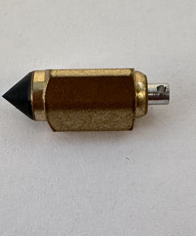 NEEDLE VALVE HARD BLACK TIP